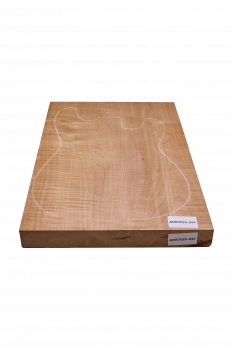 Preview: Body Ahorn leicht geriegelt A, 1-tlg., Caramel, Einzelstück #044